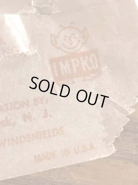 Impko社製のキューティの60年代ビンテージ水張りステッカー