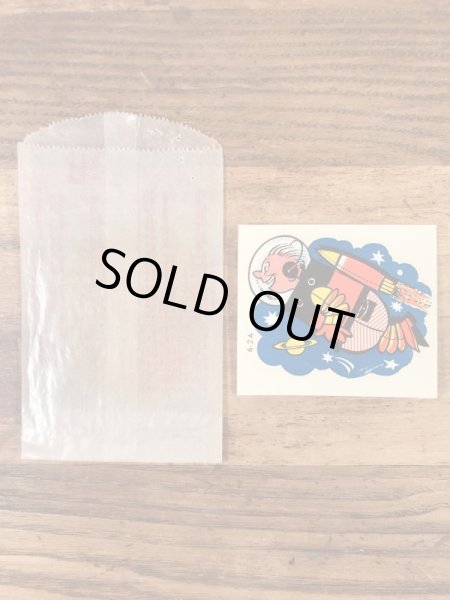 Impko社製のアストロノーツの60年代ビンテージ水張りステッカー