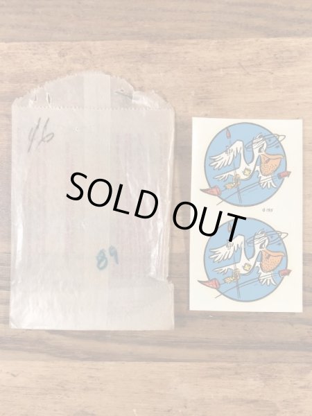 Impko社製のペリカンの60年代ビンテージ水張りステッカー