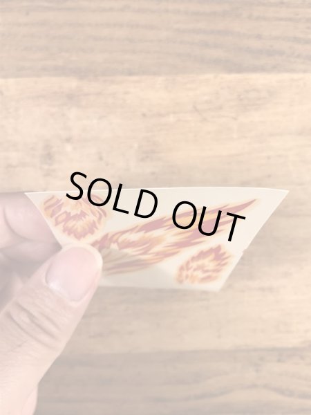 Impko社製のファイヤーの60年代ビンテージ水張りステッカー