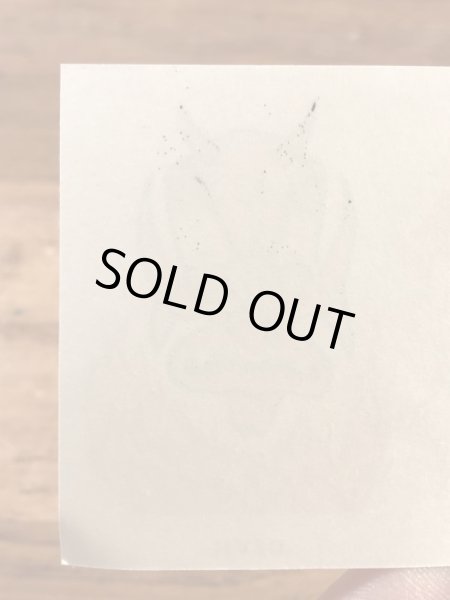 Impko社製のデビルの60年代ビンテージ水張りステッカー