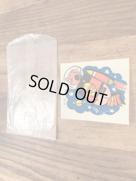 Impko社製のSpace Astronautsの60’sヴィンテージウォータースライドデカール