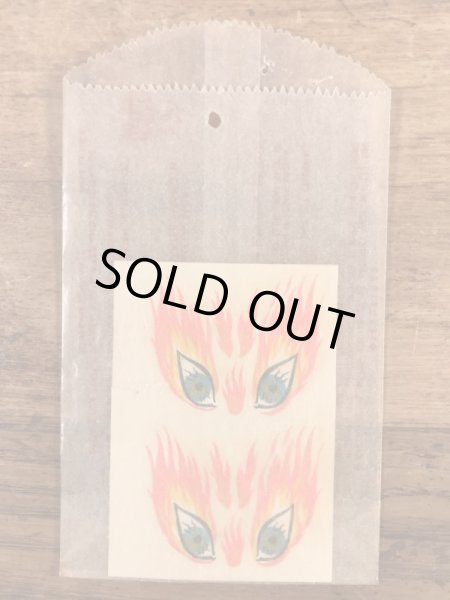 Impko社製のFire Eyesの60’sヴィンテージウォータースライドデカール