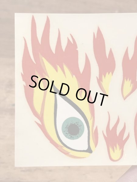 Impko社製のファイヤーアイの60年代ビンテージ水張りステッカー