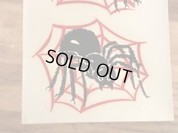 Impko社製のスパイダーの60年代ビンテージ水張りステッカー