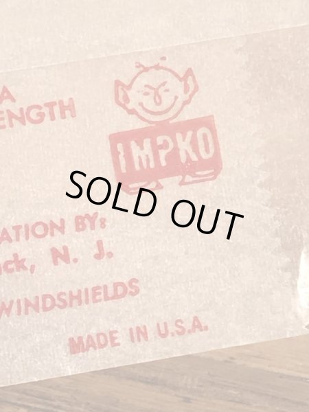 Impko社製のデビルの60年代ビンテージ水張りステッカー