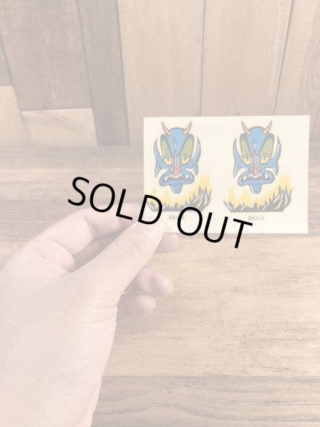 Impko社製のDevilの60’sヴィンテージウォータースライドデカール