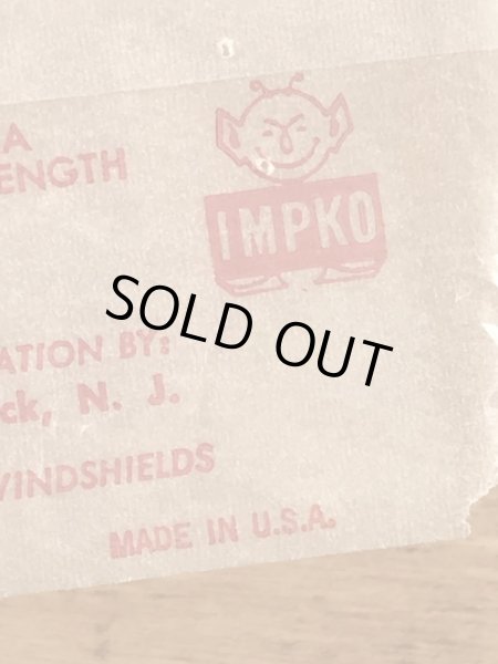 Impko社製のアストロノーツの60年代ビンテージ水張りステッカー