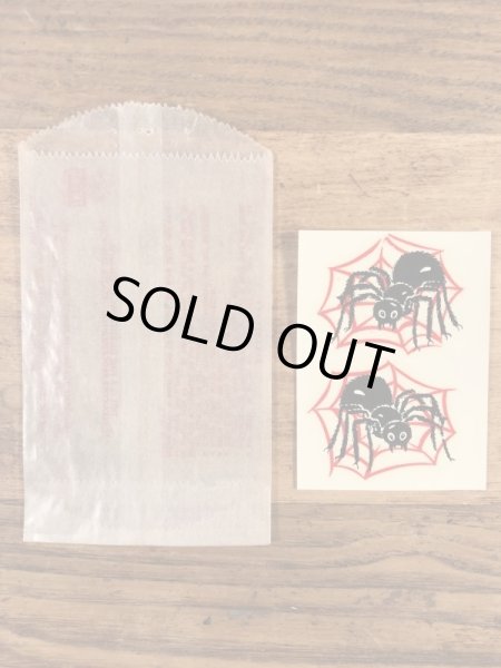 Impko社製のスパイダーの60年代ビンテージ水張りステッカー