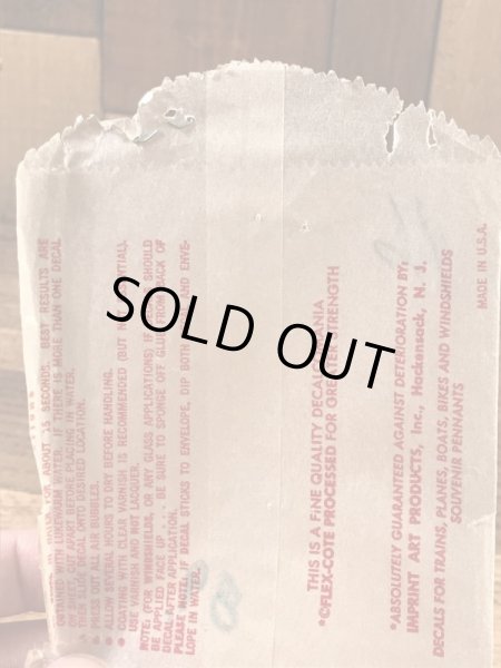 Impko社製のペリカンの60’sヴィンテージウォータースライドデカール