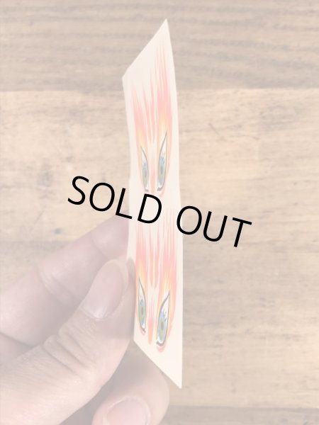 Impko社製のFire Eyesの60’sヴィンテージウォータースライドデカール