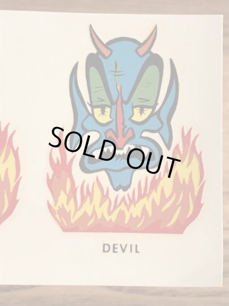 Impko社製のDevilの60’sヴィンテージウォータースライドデカール