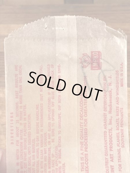 Impko社製のペリカンの60年代ビンテージ水張りステッカー