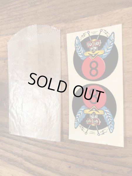 Impko社製の8 Ball Bugの60’sヴィンテージウォータースライドデカール