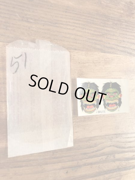 Impko社製のブルートの60年代ビンテージ水張りステッカー