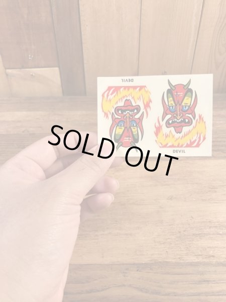 Impko社製のDevilの60’sヴィンテージウォータースライドデカール