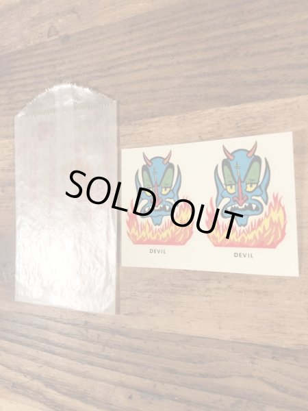 Impko社製のDevilの60’sヴィンテージウォータースライドデカール