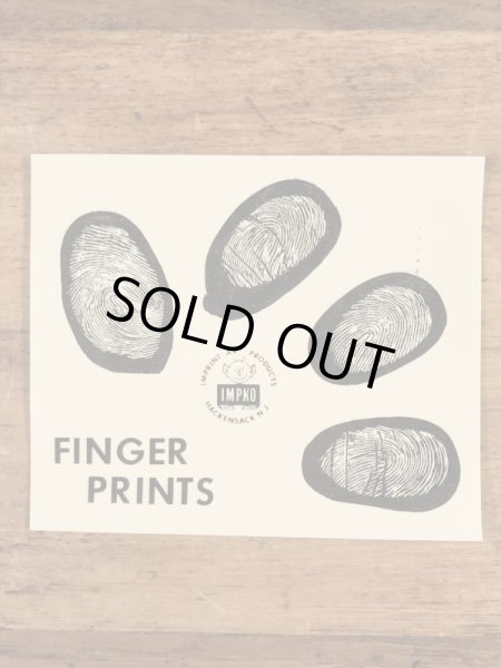 Impko社製のFinger Printsの60’sヴィンテージウォータースライドデカール