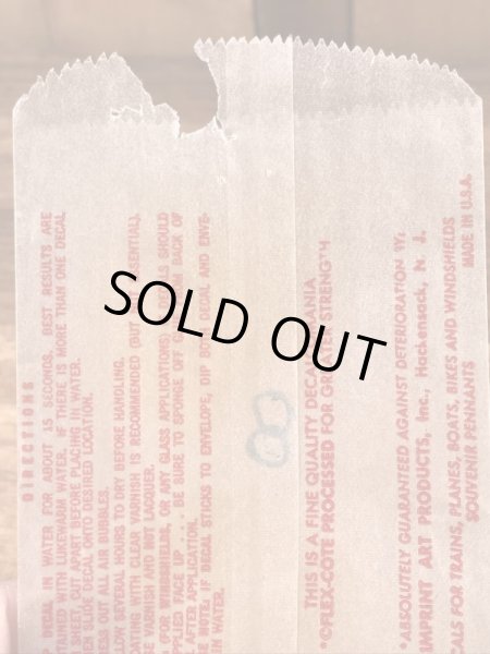 Impko社製のインディアンの60年代ビンテージ水張りステッカー