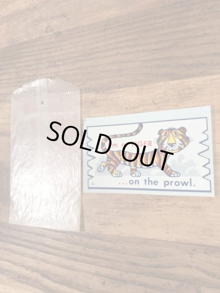 Impko社製のI'm a Tigerの60年代ビンテージ水張りステッカー