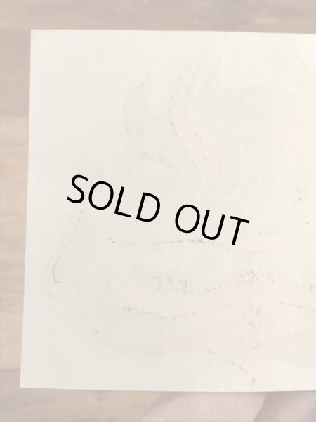 Impko社製の精霊の60年代ビンテージ水張りステッカー