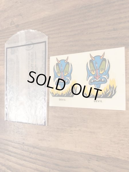 Impko社製のDevilの60’sヴィンテージウォータースライドデカール