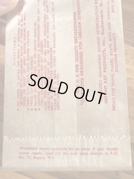 Impko社製のFireの60’sヴィンテージウォータースライドデカール