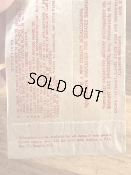 Impko社製のLightning Catの60’sヴィンテージウォータースライドデカール