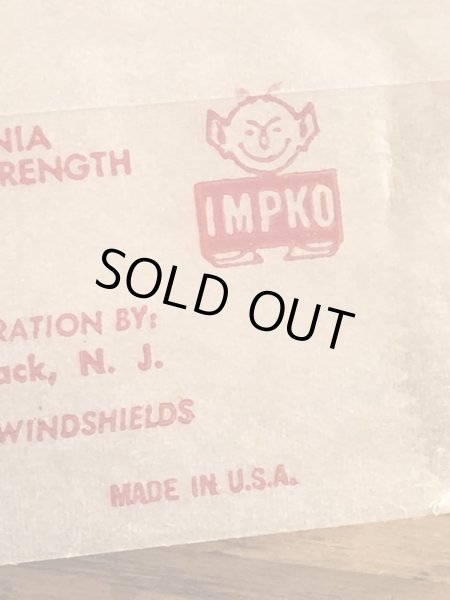 Impko社製のデビルの60年代ビンテージ水張りステッカー