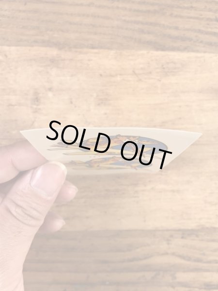 Impko社製の稲妻キャットの60年代ビンテージ水張りステッカー