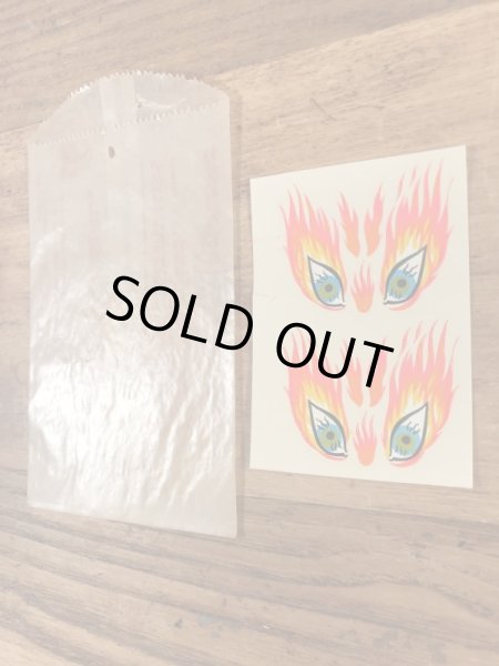 Impko社製のFire Eyesの60’sヴィンテージウォータースライドデカール