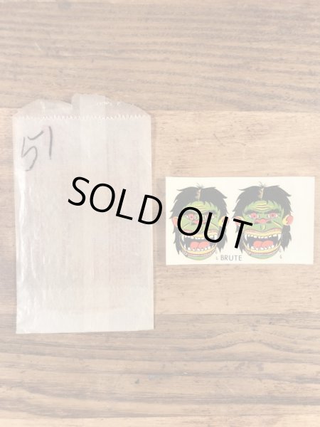 Impko社製のブルートの60年代ビンテージ水張りステッカー