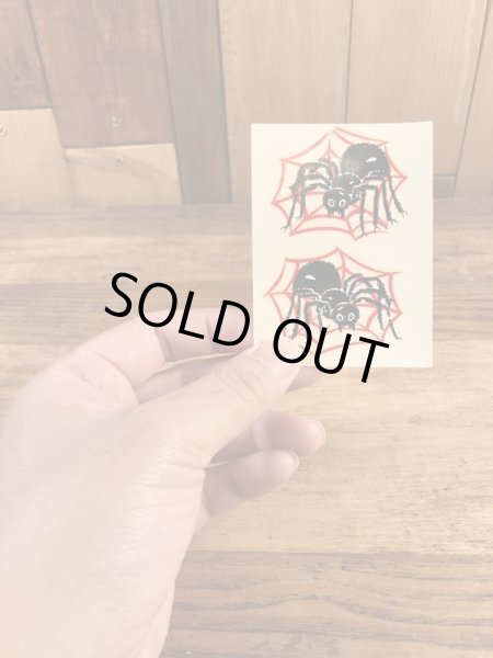 Impko社製のスパイダーの60年代ビンテージ水張りステッカー