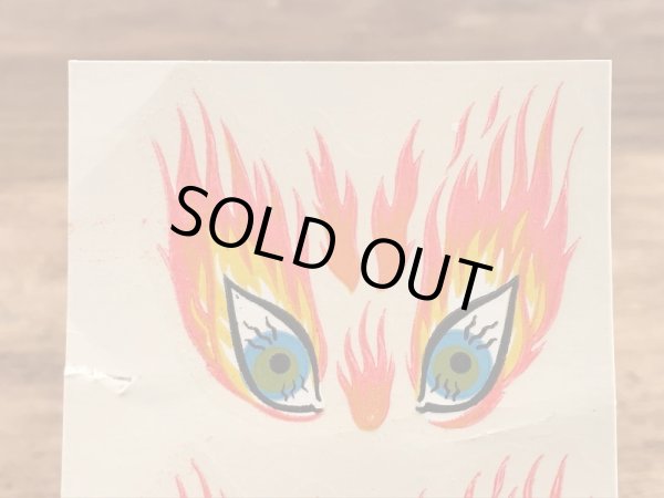 Impko社製のファイヤーアイの60年代ビンテージ水張りステッカー