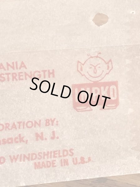 Impko社製のタイガーの60年代ビンテージ水張りステッカー