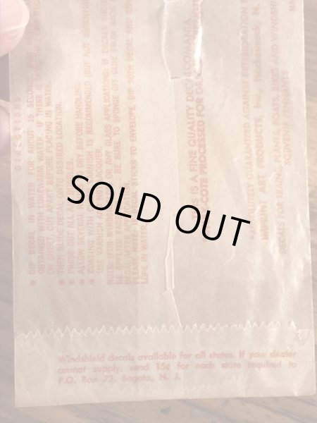 Impko社製のCutieの60’sヴィンテージウォータースライドデカール