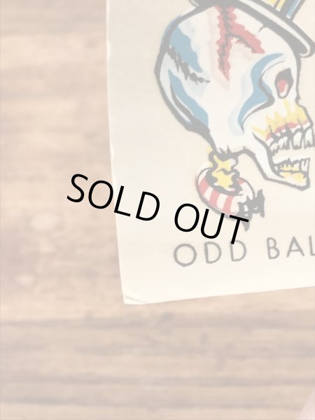 Impko社製のオッドボールの60年代ビンテージ水張りステッカー