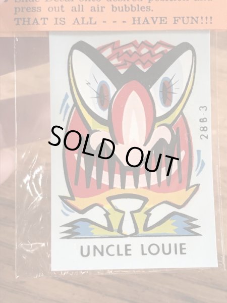 Impko社製のUncle Louieの50’sヴィンテージウォータースライドデカール
