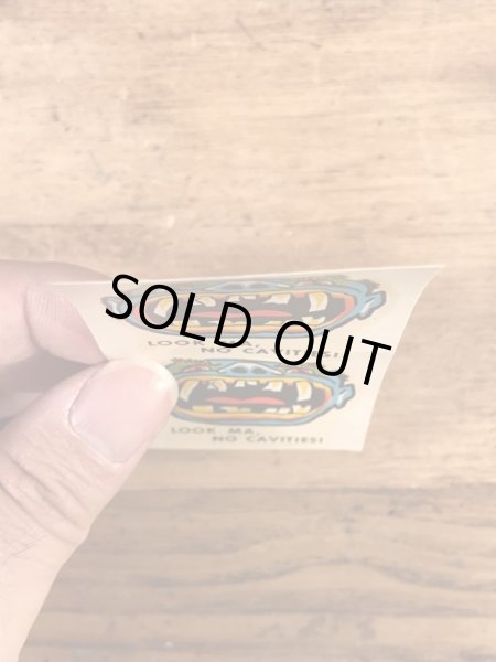 Impko社製のモンスターの60年代ビンテージ水張りステッカー