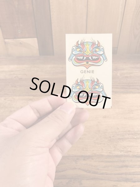 Impko社製のGenieの60’sヴィンテージウォータースライドデカール