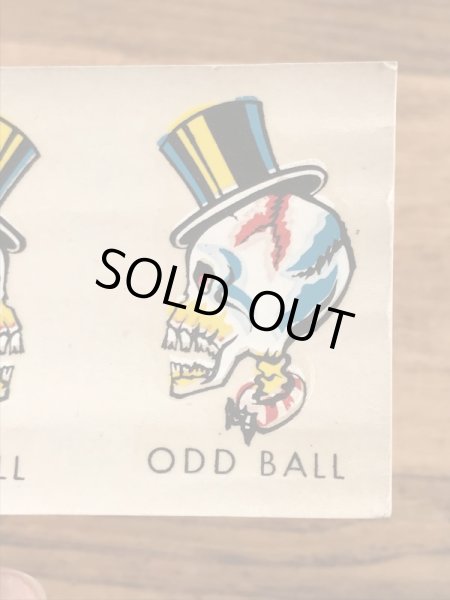 Impko社製のOdd Ballの60’sヴィンテージウォータースライドデカール