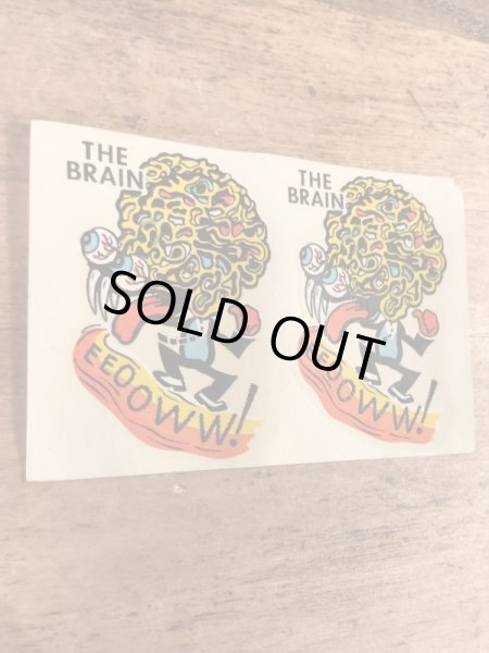 Impko社製のザブレインの60年代ビンテージ水張りステッカー