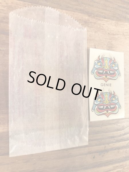 Impko社製の精霊の60年代ビンテージ水張りステッカー