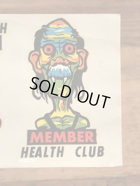 Impko社製のMember Health Clubの60’sヴィンテージウォータースライドデカール
