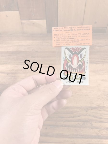 Impko社製のUncle Louieの50’sヴィンテージウォータースライドデカール