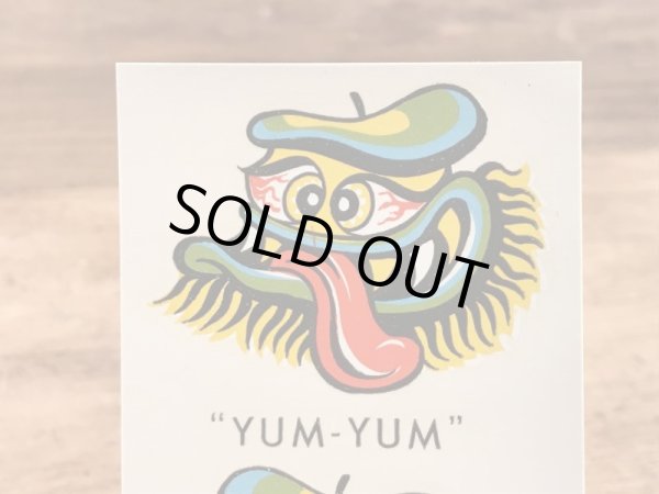 Impko社製のヤムヤムの60年代ビンテージ水張りステッカー