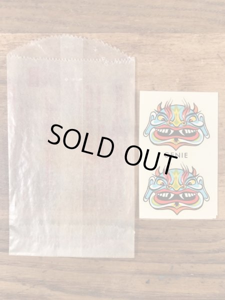 Impko社製の精霊の60年代ビンテージ水張りステッカー