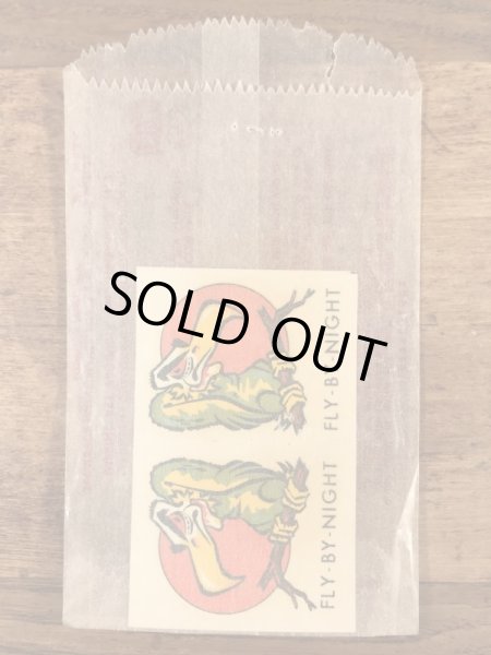 Impko社製のFly By Nightの60’sヴィンテージウォータースライドデカール