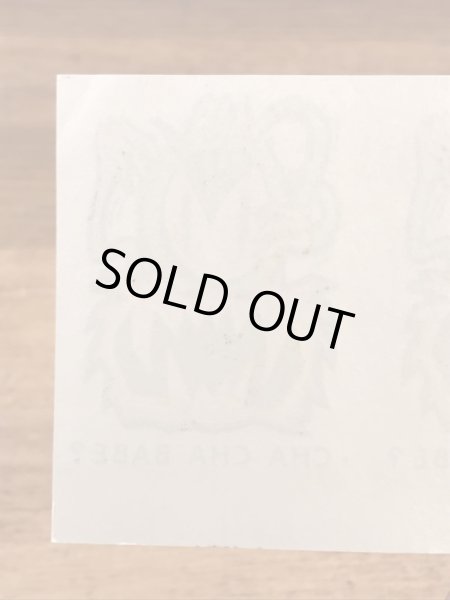 Impko社製のチャチャベイブの60年代ビンテージ水張りステッカー