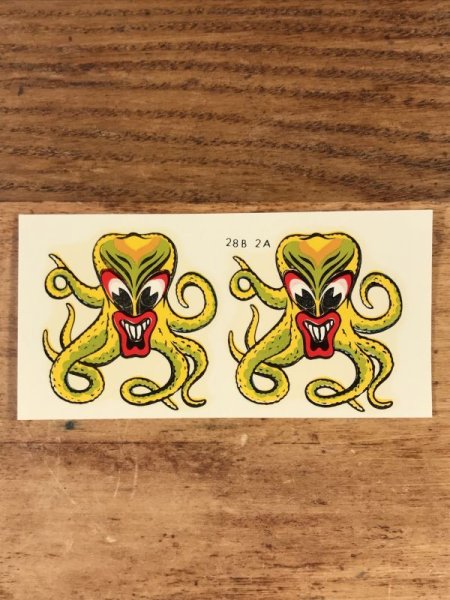 Impko社製のOctopusの60’sヴィンテージウォータースライドデカール